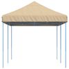 vidaXL Party Tent Beige 292 x 580 x 315 cm Oxford stof