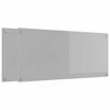 vidaXL K&oslash;kkenbacksplash 2 stk. Lysegr&aring; 110 x 50 cm h&aelig;rdet glas