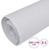 vidaXL bilfolier 2 stk. 100x150 cm mat hvid