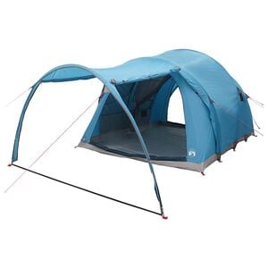 vidaXL Tunneltelt 370 x 275 x 210 cm Bl&aring; Polyester og St&aring;l