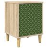vidaXL Natskab GELEEN Sonoma-eg 36 x 33 x 50 cm Konstrueret tr&aelig;