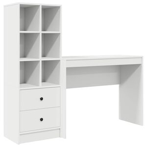 vidaXL Bord Hvid 145,5 x 40 x 127 cm 2 stk.