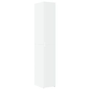 vidaXL reol 30x42,5x185 cm konstrueret tr&aelig; hvid