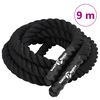 vidaXL kampreb sort 9 m 6,8 kg polyester