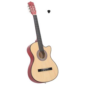 vidaXL western akustisk guitar med 6 strenge 38" lindetr&aelig;