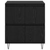 vidaXL Sideboard Sort eg 60 x 35 x 70 cm
