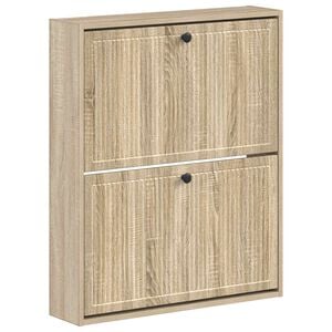 vidaXL V&aelig;gmonteret Skoskab EDE 71 x 17 x 86 cm Konstrueret tr&aelig;