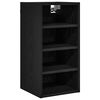 vidaXL H&aelig;ngeskab Sort eg 30 x 29,5 x 60 cm Konstrueret tr&aelig;
