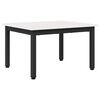 vidaXL Sofabord Hvid 60 x 50 x 36 cm Massiv fyrretr&aelig;