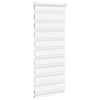 vidaXL zebragardin hvid 65x100 cm stofbredde 60,9 cm polyester