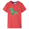 vidaXL T-shirt til b&oslash;rn str. 128 r&oslash;d