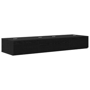 vidaXL Studiobord Sort eg 152 x 40 x 19,5 cm Konstrueret tr&aelig;