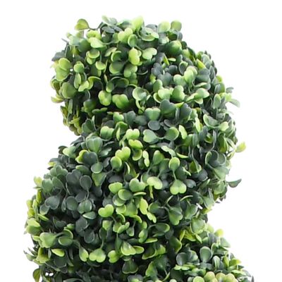 vidaXL kunstig buksbom med krukke 100 cm spiralformet grøn