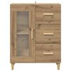 vidaXL Sideboard Artisan Egetr&aelig; 69,5 x 34 x 90 cm Konstrueret tr&aelig;