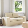 vidaXL Sofa Creme 162 x 80 x 82 cm Stof