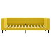 vidaXL daybed med madras 90x200 cm velour gul