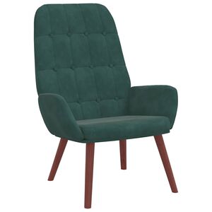 vidaXL l&aelig;nestol fl&oslash;jl m&oslash;rkegr&oslash;n