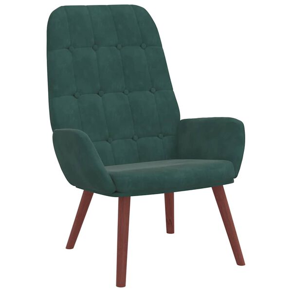 vidaXL l&aelig;nestol fl&oslash;jl m&oslash;rkegr&oslash;n