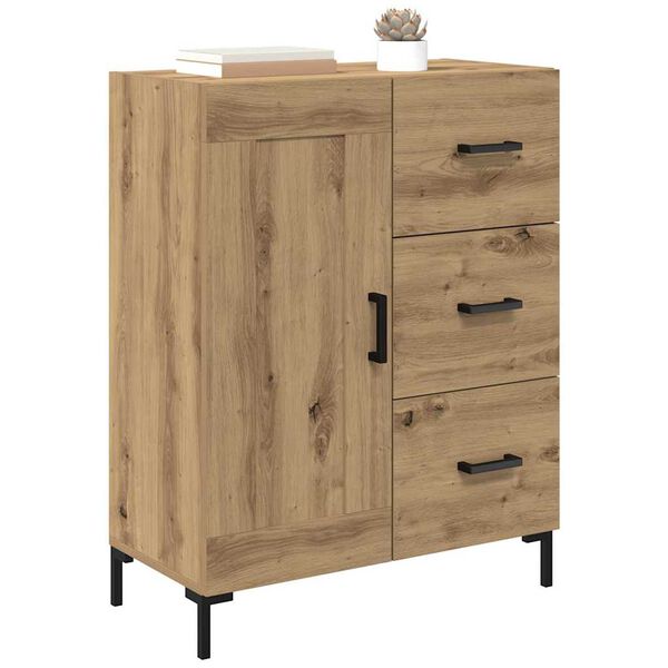 vidaXL Sideboard artisan eg 69.5 x 34 x 90 cm Konstrueret tr&aelig;