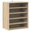 vidaXL skoreol 60x35x70 cm konstrueret tr&aelig; sonoma-eg