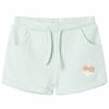 Shorts til b&oslash;rn str. 140 med snor lys mintgr&oslash;n