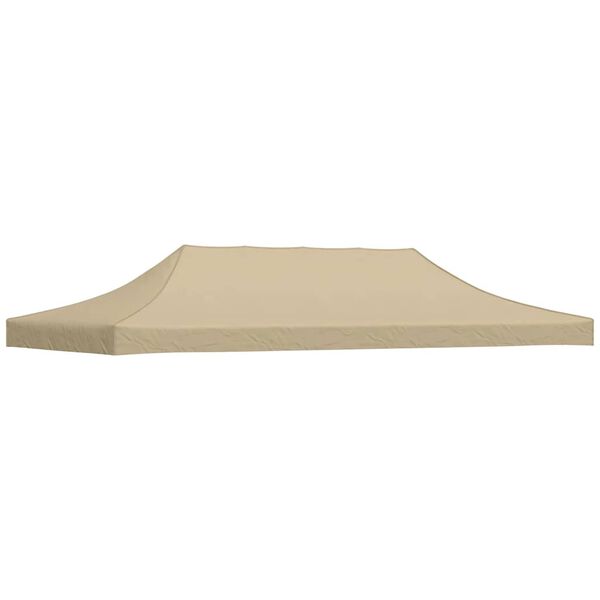 vidaXL tag til festtelt 6x3 m 270 g/m² beige