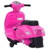 vidaXL eldrevet motorcykel til børn Vespa GTS300 pink