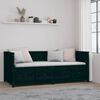 vidaXL daybed 90x200 cm massivt fyrretr&aelig; sort