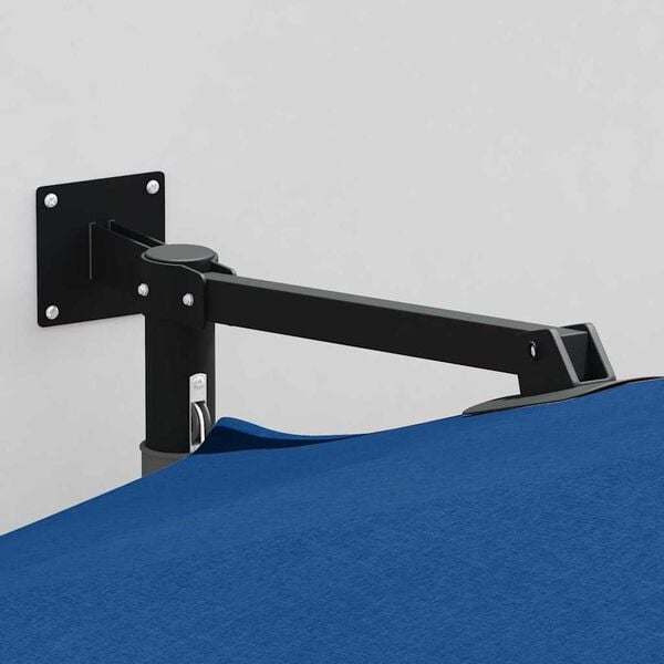 vidaXL Havesol Blå og Sort 248 x 248 x 148 cm Polyester og Stål