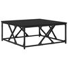 vidaXL Sofabord Sort eg 70 x 70 x 30 cm Konstrueret tr&aelig;