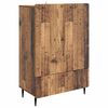 vidaXL Sideboard Gammelt tr&aelig; 66 x 34,5 x 97 cm Konstrueret tr&aelig;
