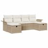 vidaXL Havesofa S&aelig;t 6 stk. Poly rattan