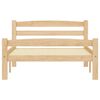 vidaXL sengeramme uden madras massivt fyrretræ 90x200 cm