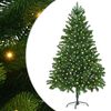 vidaXL Juletr&aelig; med 300 LED'er med stativ Gr&oslash;n 180 cm PE