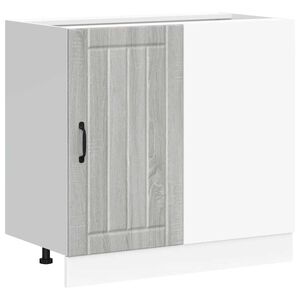 vidaXL underskab til k&oslash;kken Lucca konstrueret tr&aelig; gr&aring; sonoma