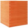 vidaXL plantekasse 60x60x68,5 cm massivt fyrretr&aelig; gyldenbrun