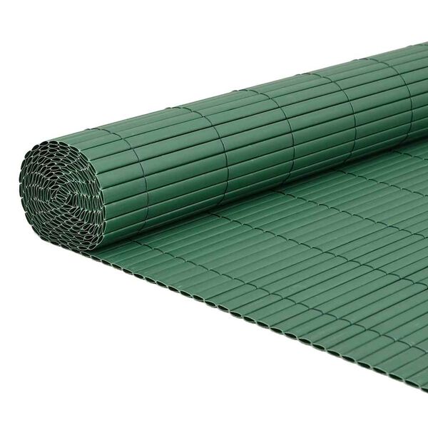 vidaXL havehegn dobbeltsidet 1,8x3 m PVC gr&oslash;n