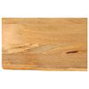 vidaXL bordplade 40x20x3,8 cm naturlig kant massivt mangotr&aelig;