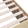 vidaXL sengestel 200x200 cm konstrueret tr&aelig; sonoma-eg
