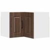 vidaXL V&aelig;g hj&oslash;rneskab PORTO Brun eg 57 x 57 x 40 cm Konstrueret tr&aelig;