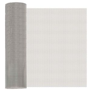 vidaXL Netsk&aelig;rm 40 x 500 cm 8 Mesh Rustfrit st&aring;l 201 S&oslash;lv