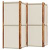 vidaXL 4-panels rumdeler 280 x 180 cm lysegrå