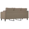 vidaXL 3-personers sofa 180 cm stof gr&aring;brun