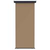 vidaXL Balkon Sidesk&aelig;rm 100 x 250 cm 100% polyester jern st&aring;l Gr&aring;brun