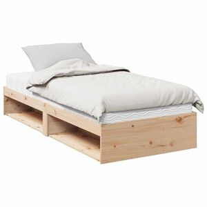 vidaXL daybed uden madras 100x200 cm massivt fyrretr&aelig;