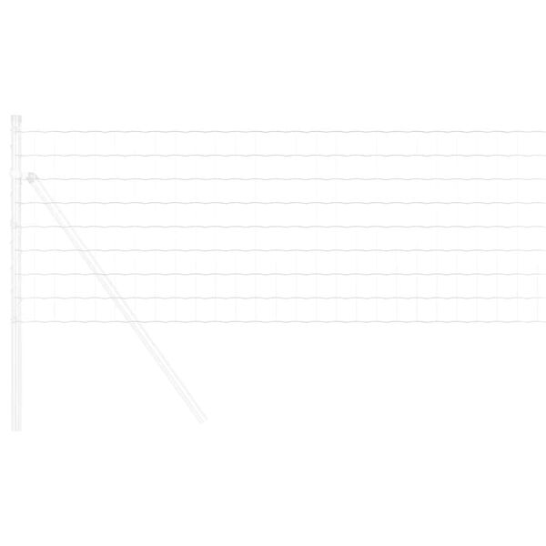 vidaXL Euro Hejn Sølv 0.4 x 25 m Varmegalvaniseret jern