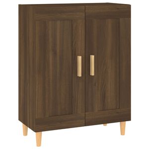 vidaXL sk&aelig;nk 69,5x34x90 cm konstrueret tr&aelig; brun egetr&aelig;sfarve