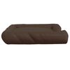 vidaXL hundeseng med puder 115x100x20 cm oxfordstof brun