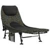 vidaXL fiskestol med justerbare f&oslash;dder foldbar camouflage