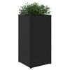 vidaXL plantekasser 2 stk. 30x30x60 cm polyrattan sort
